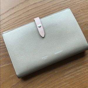 Celine Large Strap Wallet Tan Pink